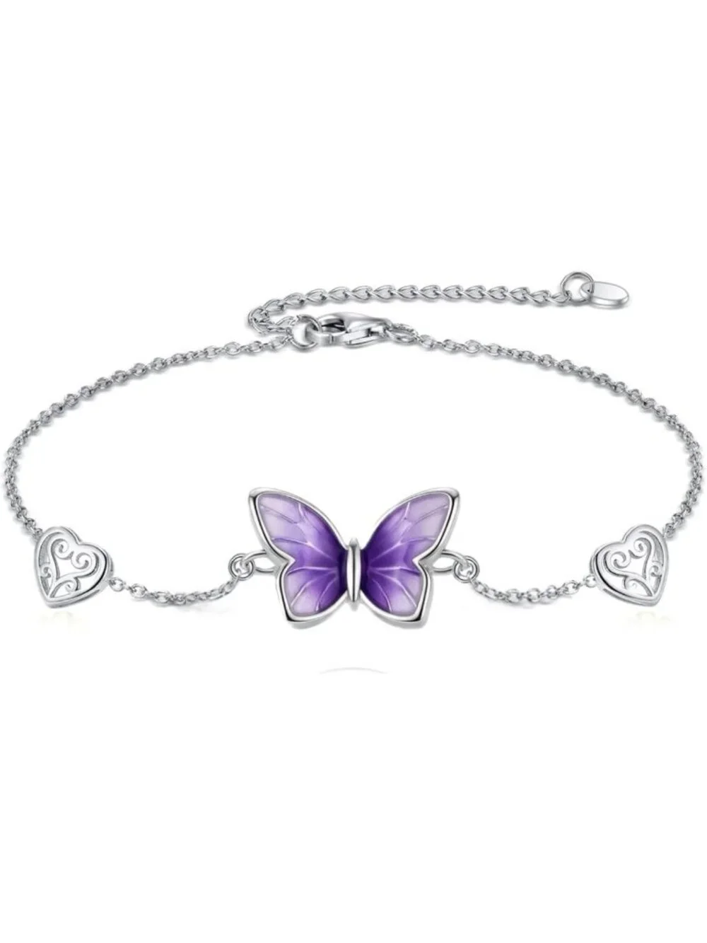 Charming 18K White Gold Animal Bracelet for Women | Cute Animal Jewelry Gift